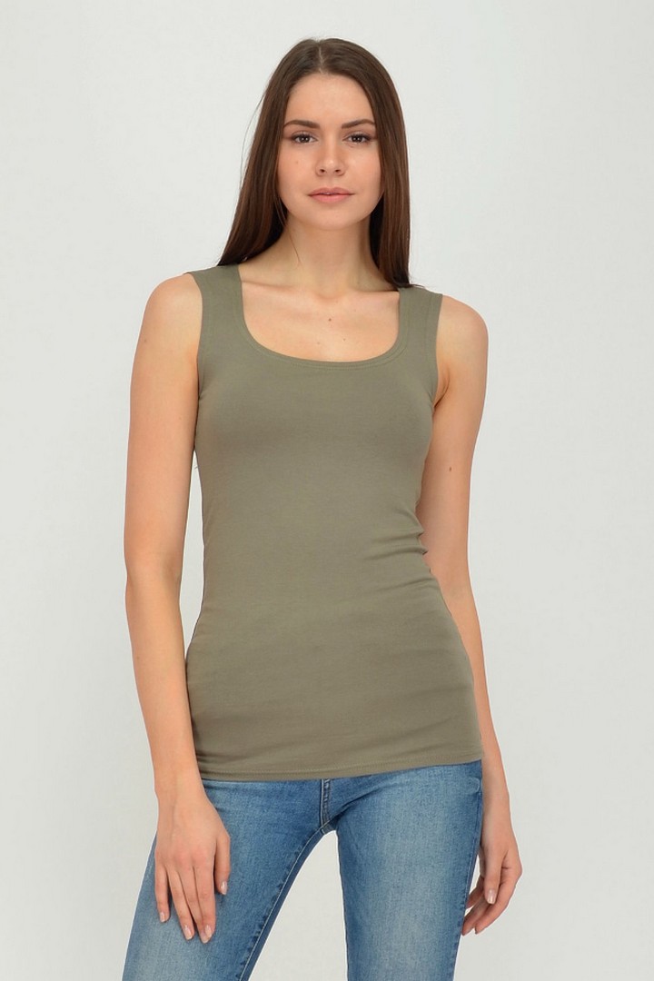 Фото товара 19932, топ цвета хаки